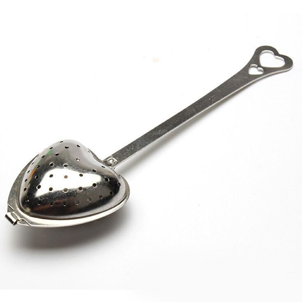 Cuchara Infusora de té puro de 50 piezas con, cuchara de té de acero inoxidable lavable a máquina y fácil de usar, fácil de usar, Tipo 2