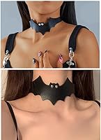 Vista 3 de Outman Adjustable Faux Leather Punk Choker Necklaces Goth Collar Necklaces for Women