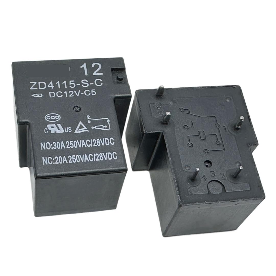 Yzwrwrmktb One Color 1Pc Zd4115-S-C Dc12v-C5 Relay 5Pins
