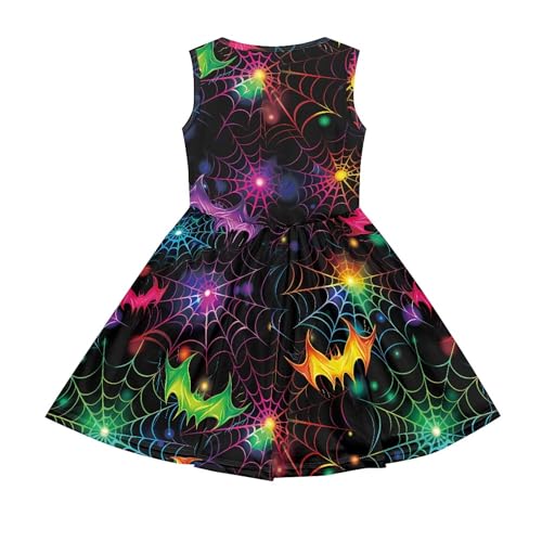 Girls Novelty Tank Dress A-line Swing Flared Casual Party Dress with Pockets2