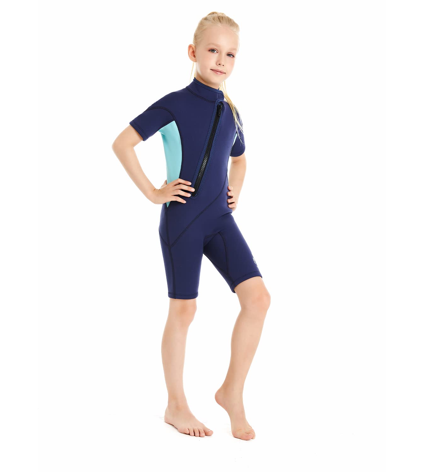 3mm Combinaison de Plongée pour Homme Femme Manches Longues Néoprène Monopiece Wetsuit Surf Snorkeling Natation