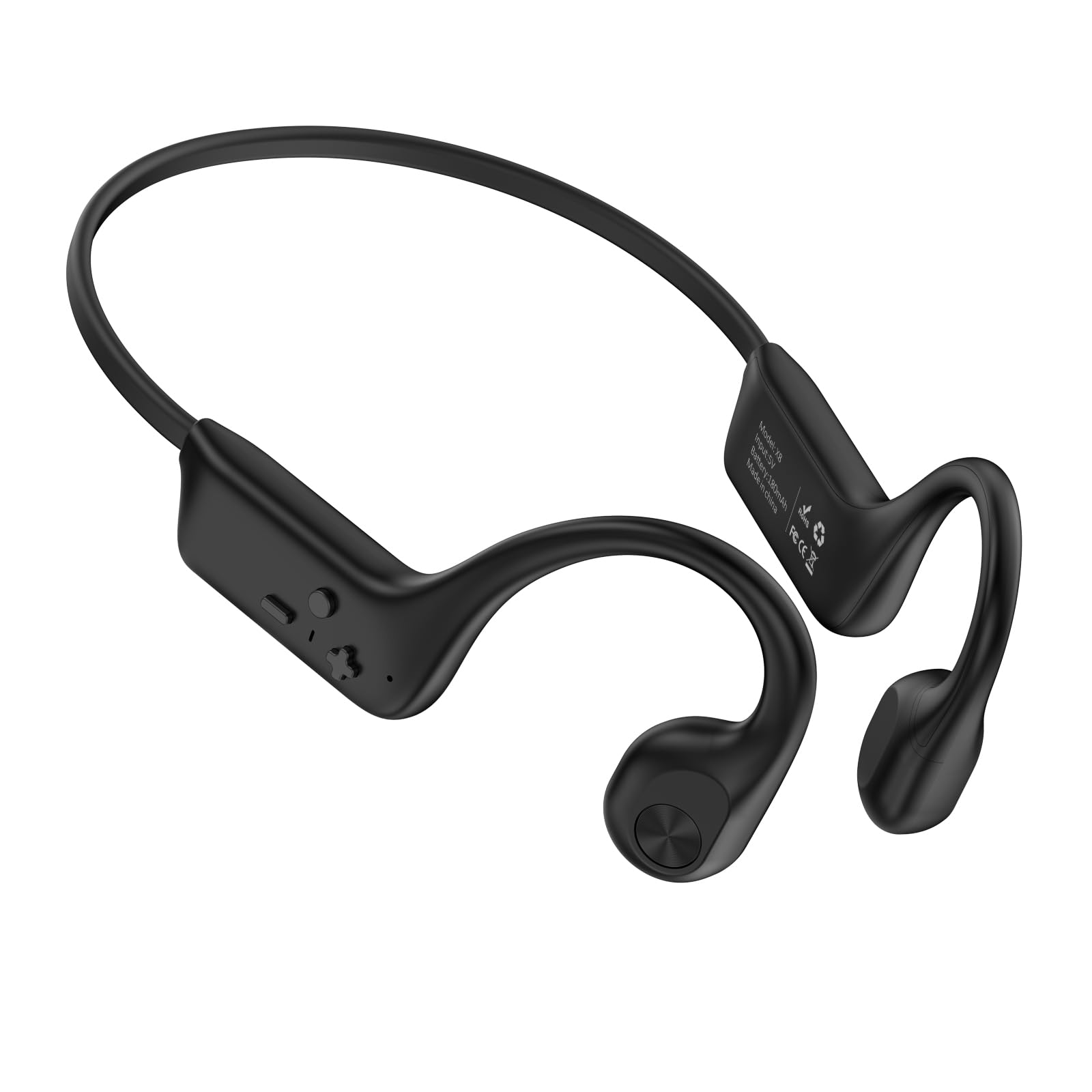 Photo 1 of Fanisic Bone Conduction Headphones with Mic, Type-C Quick Charge, IPX5