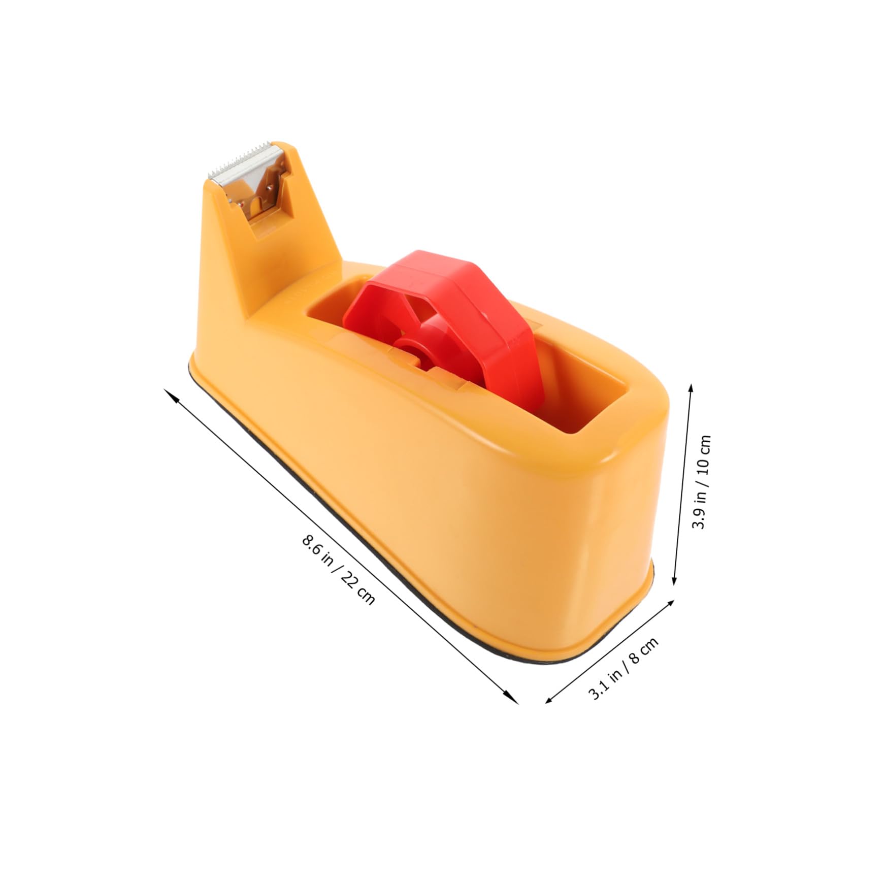 Operitacx Klebeband Cutter Und Sealing Device Manuelle Banderolle Für Kartonverpackungen Ergonomisches Design Robuster Metallmesser Zufällige Farbe Für Büro Und Zuhause
