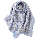 Dimensiones: (183CMx90CM) Material: seda, tela fina cómoda y cálida en invierno, la ventilación de verano.Usos: se pueden plegar como una bufanda alrededor del cuello; lo mismo que el infinito pañuelo usado como una bufanda o un desgaste, el verano chal lo suficientemente grande