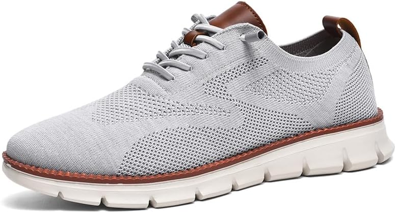 Wearbreeze Mens Business Casual Oxford Sneakers  Lightweight Lace-Up Dress Shoes for Work, Travel & Daily Commute
