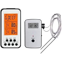 Meat Thermometer | Digital Instant Read Food Thermometer | Grill, Smoker, BBQ, Kitchen, Oven, Candy Thermometer for Cooking, Grilling, Smoking with 2 Temperature Probe