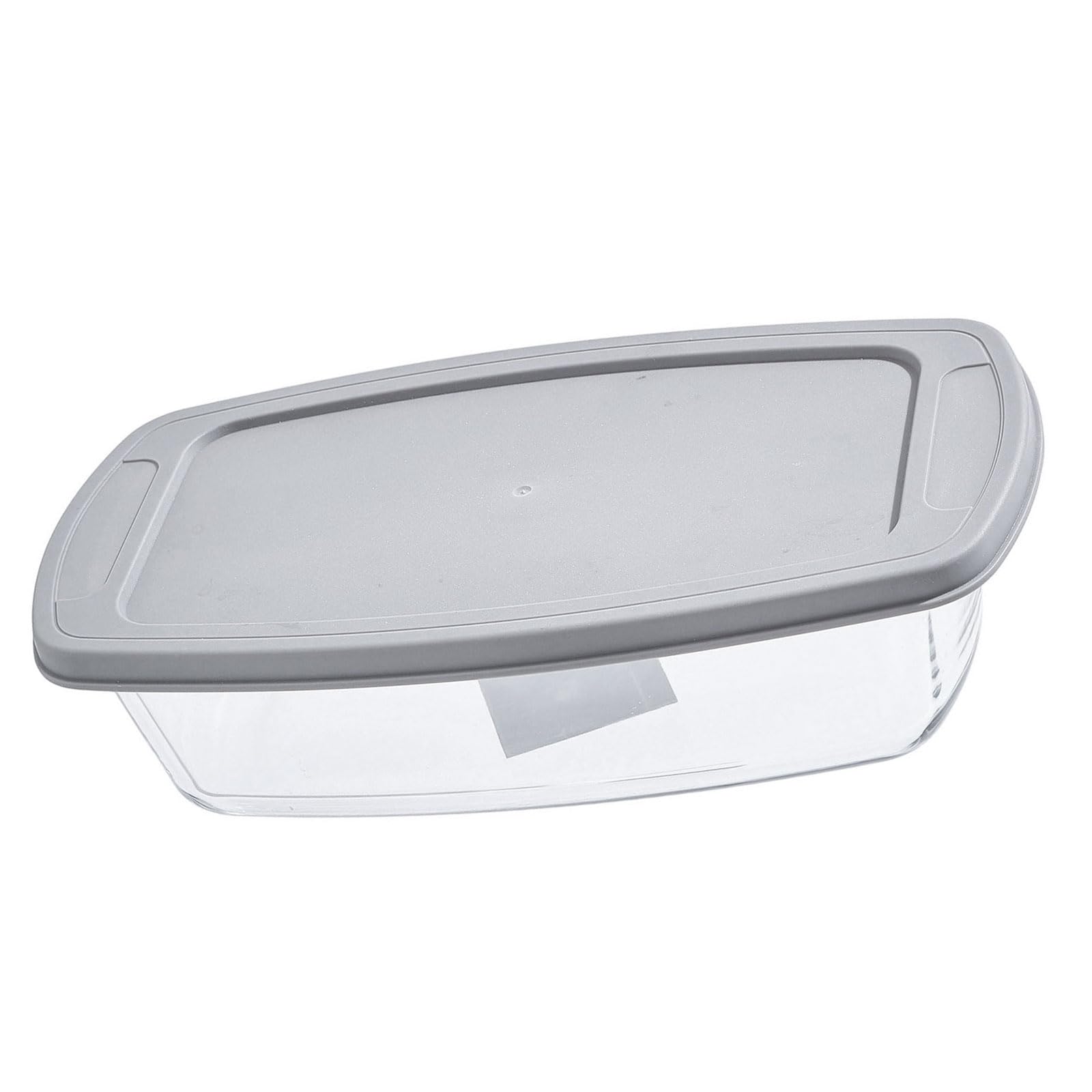 Ekoama High Borosilicate Glass Bread Loaf Pan Including Lid 27x14x7cm For Baking Cake And Keeping Food Kitchen E