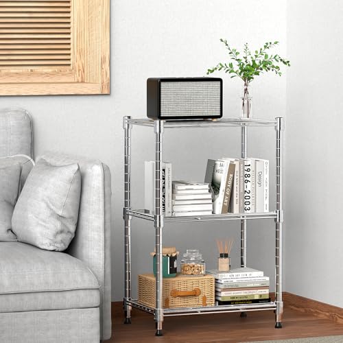 MZG-450-lbs-Wire-Storage-Shelving-3-Tier-Utility-Shelving-Unit-Steel-Organizer-Wire-Rack-for-HomeKitchenOfficeChrome118-D-x-177-W-x-263-H