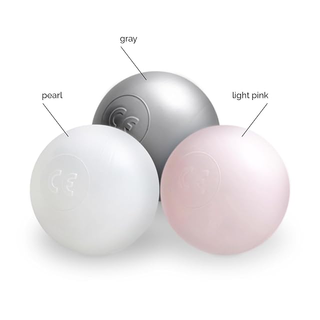 Foto 4 de 8 de MISIOO Bolas para piscina de bolas 300 unidades - Bolas de piscina de bolas - Ø 6 cm