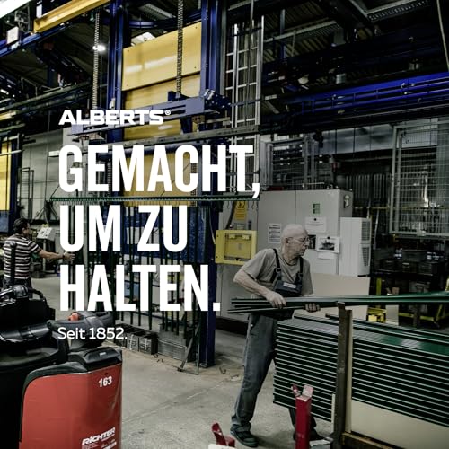 Alberts 604769 Maschendraht-Geflecht | verschiedene Längen und Höhen - wahlweise in verschiedenen Farben | grün | Höhe 125 cm | Länge 25 m