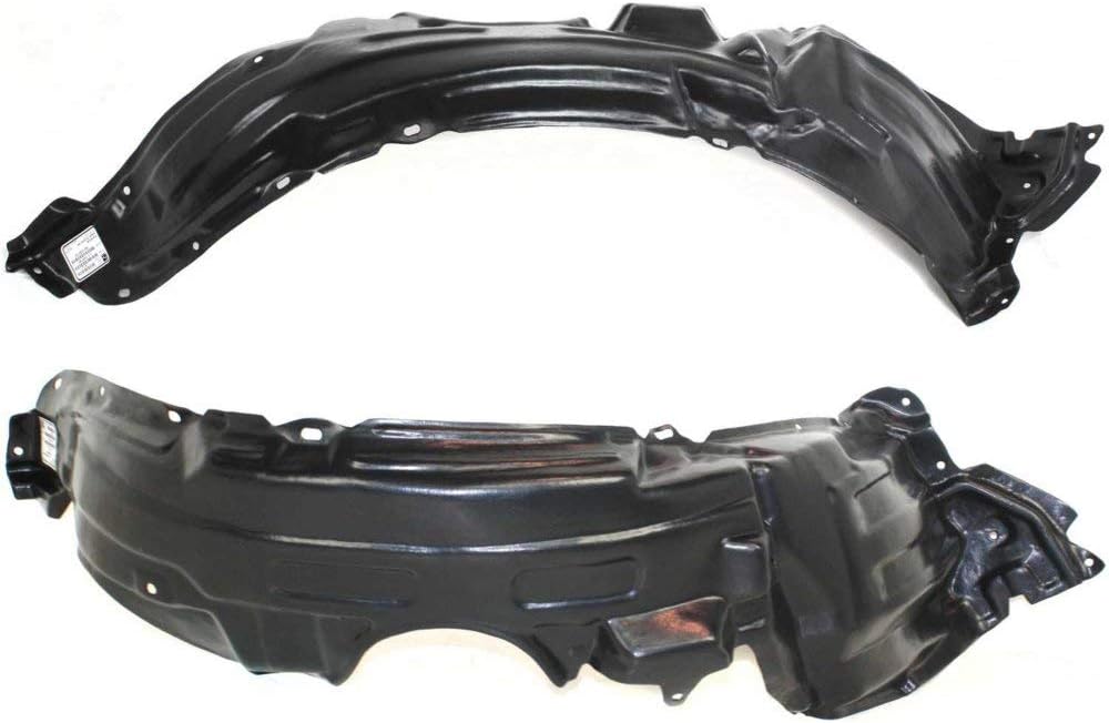 Evan Fischer Front, Driver and Passenger Side Fender Liner Compatible with 2004-2006 Scion xB - SC1249102, SC1248102