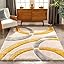 Vintage Threads 1.5x4 Feet Shaggy 3D Curved Carpet for Living Room ...