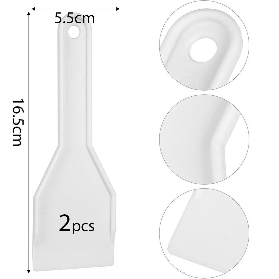 2 Raschietti Per Ghiaccio - In PVC Per Frigorifero E Congelatore - Foto 3