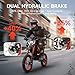 QRONGE X1 Spark Electric Dirt Bike, Electric-Bike with 60V 28.8Ah Battery, 4500 Peak Motor, 50MPH, Electric Motorcycle for Mountain Off-Road Adults Teens