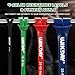 WIKDAY Resistance Bands, Pull Up Assistance Bands, Workout Bands, Heavy Exercise Bands Set with Door Anchor, Elastic Bands for Body Stretching, Training at Home/Gym for Men & Women