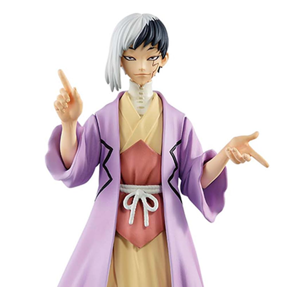 Asagiri Gen - Figura de acción de anime Ishigami Senkuu, figura de acción de pie, estatua de PVC, modelo de decoración de escritorio