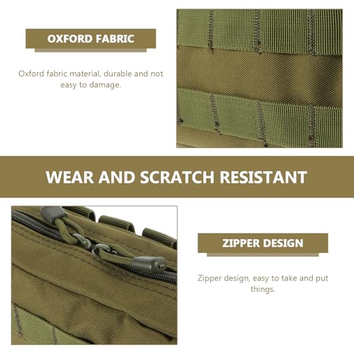 Bolsa médica militar Molle verde para emergencias y rescate 3