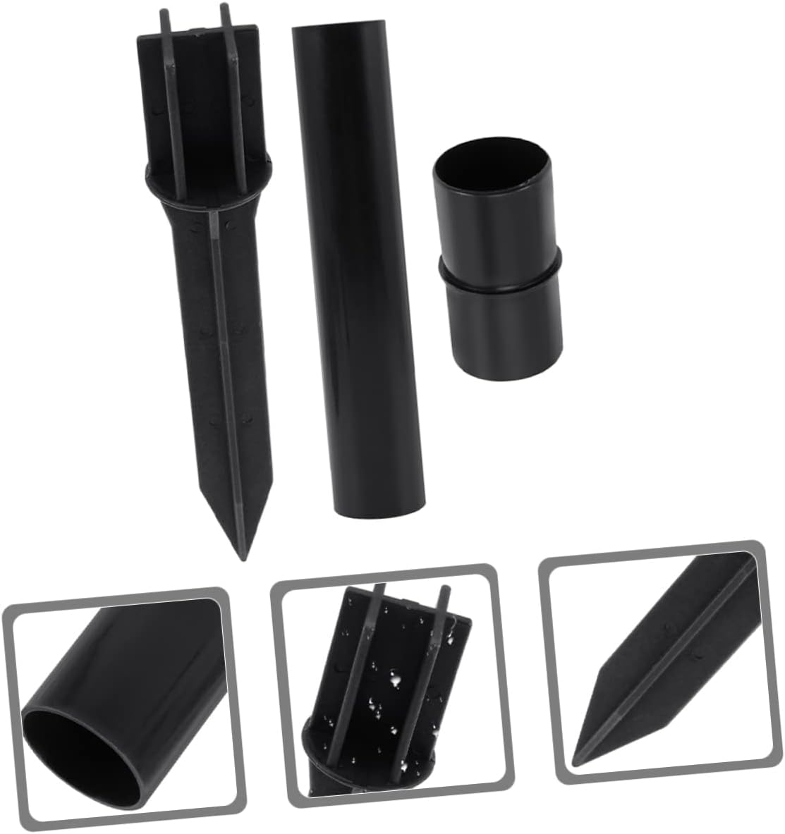 1set Solar Light Link Poles Buckles for Outdoor Lighting Easy Installation Ground Stake Compatible Pathway and Garden Solar Lights