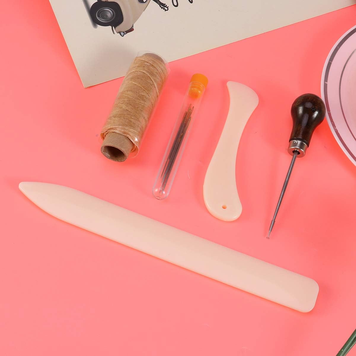 ULTNICE 11- Piece Bookbinding Tools Set Bookbinding Tools Kit Bookbinding Supplies Binding Starter Tools for Handmade DIY Books