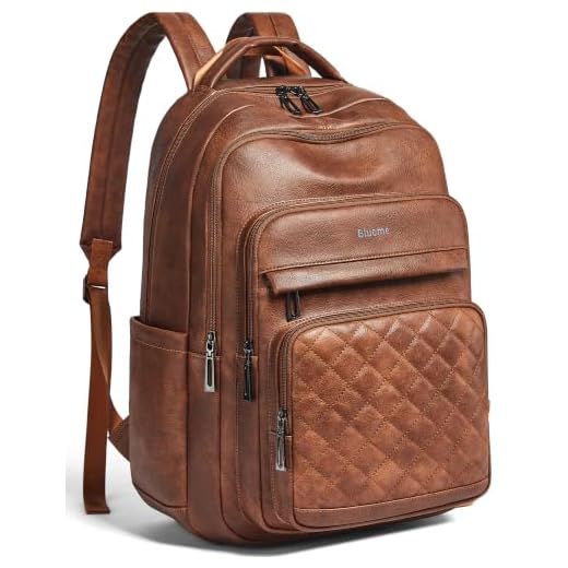 Stylish Vegan Leather Work Backpack