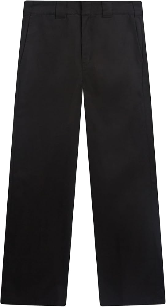 Dickies Women's Wide Leg Work Pants – Midrise Regular Fit Trousers
