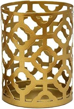Yajuyi Elegant Metal Candle Holder for Tabletop Decor, Style1