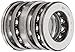 SKF 52207 Double Direction Thrust Bearing, 5 Piece, Grooved Race, 90? Contact Angle, ABEC 1 Precision, Open, Steel Cage, Metric, 30mm Bore, 62mm OD, 34mm Width