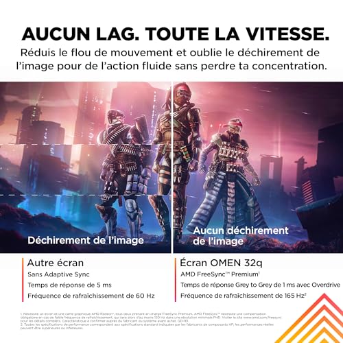 HP Omen 32q écran gaming 31,5" QHD 165Hz - photo 5