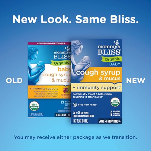 Mommy'S Bliss 5152-BCOUGH-DY Organic Baby Cough Syrup And Mucus + Immunity Support thumb #1