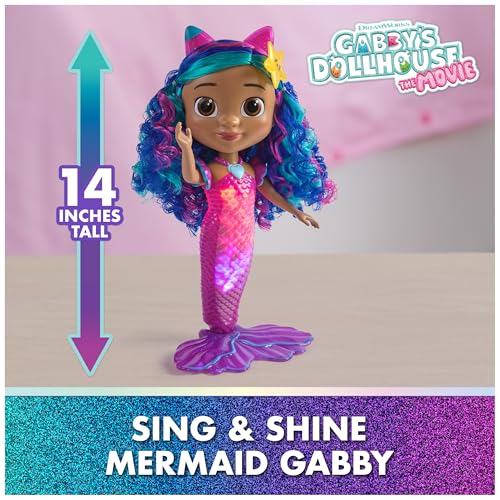 Muñeca Sirena Gabby con Luz y Sonido 35.56 cm miniatura 2
