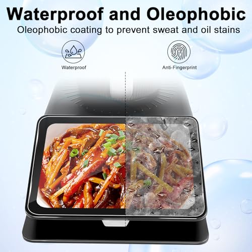 ELYCO Displayschutz Kompatibel mit Vorwerk Thermomix TM7 für Panzerglas, 2 Stück 9H Härte Schutzglas Schutzfolie, Anti-Kratzen, Anti-Fingerprint Displayschutzfolie Zubehör für TM7, Ultra-Transparent