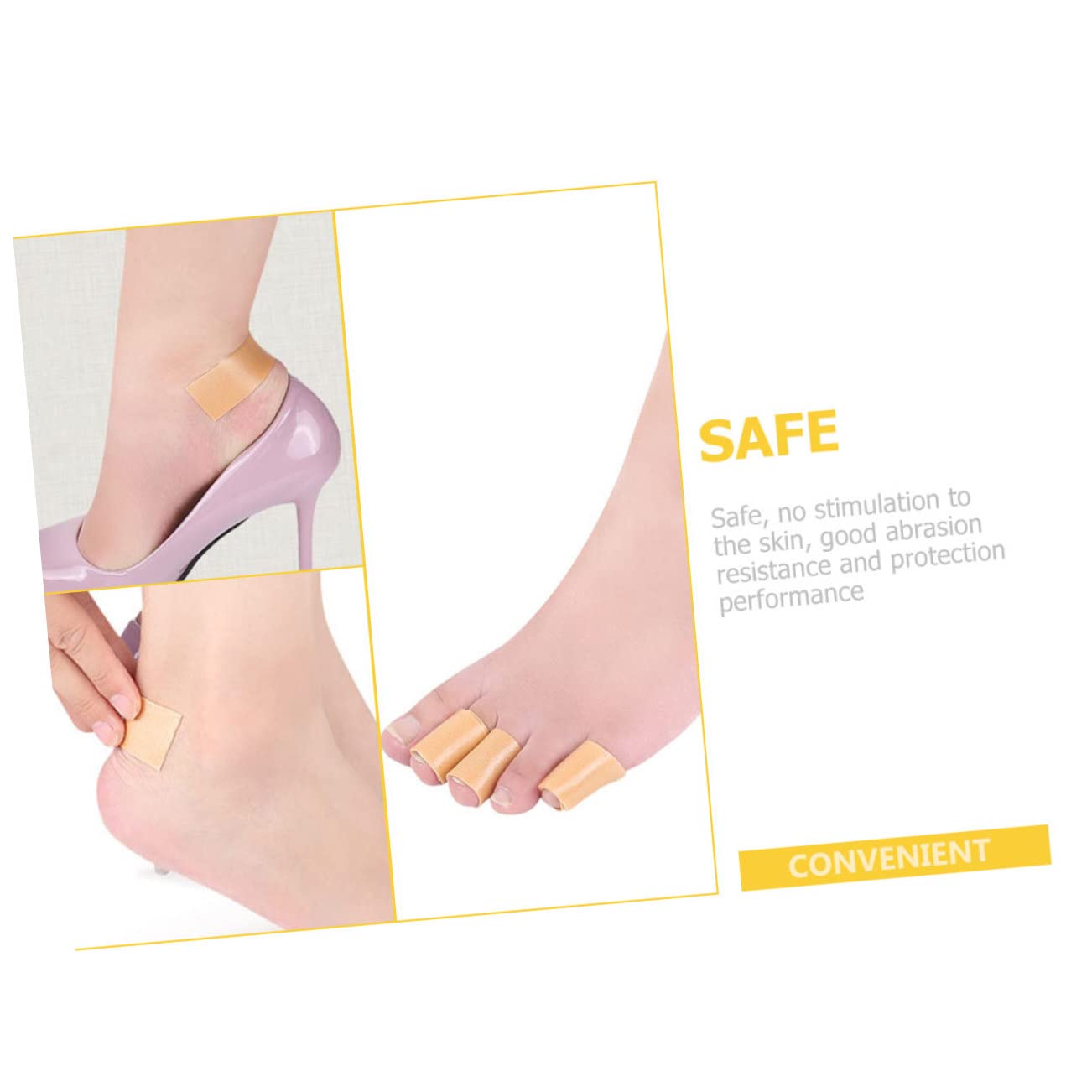 Anneome 24rollos Parches Para Talones De Para Pies Anti-fricción Para Zapatos De Tacón y Actividades Ampollas y Rozaduras