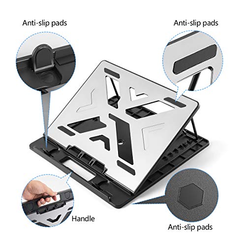 Drawing Tablet Stand, Frunsi Adjustable Graphics Tablet Stand Monitor Display Holder iPad Drawing Stand Compatible with Art Tablets Display(Up to 15.6 in), Drawing Monitor, Graphics Tablet, PC, Laptop - Thumbnail 3