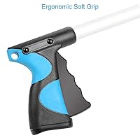 Vista 3 de Herramienta de agarre para recoger, recogedor superior plegable de 32 pulgadas, herramienta de alcance para recoger garras de basura, recogedor