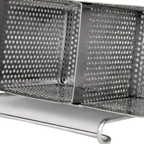 Cesta de secado de acero inoxidable y escurridor de vajilla para cubiertos 7