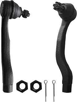 HHCM Front Outer Tie Rod End Kit 2pc ES3331 ES3332 for Honda Fit 2009-2014, Insight 2010-2014, CR-V 1997-2001, Civic 1992-2000, for Acura Integra 1994-2001, EL 1997-2000, Steering Tie Rod Ends