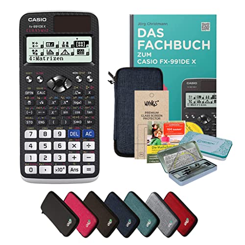 Preisvergleich Produktbild CALCUSO Streberpaket Blau mit Taschenrechner Casio FX-991DE X