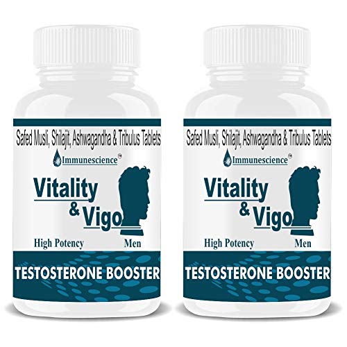 Immunescience Testosterone Booster For Men With Shilajit Ashwagandha Safed Musli Powder Ginseng Supplements For Man Fitness Health, Growth, Stamina Booster, Gym, Immunity Boosters (60 Organic Tablet) Immunescience Testosterone Booster For Men With Shilajit Ashwagandha Safed Musli Powder Ginseng Supplements For Man Fitness Health, Growth, Stamina Booster, Gym, Immunity Boosters (60 Organic Tablet)