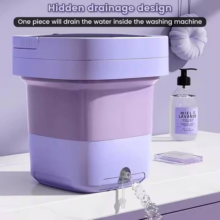 Image of SeMi AuToMaTiC FoLdInG SmAlL MiNi WaShInG MaChInE WiTh DrYeR DeEp CLeAnInG FoR UnDeRwEaR WaShINg MaChInE SeMi AuToMaTiC UV7