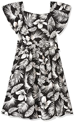Image of Max Girls Printed Regular Fit A-Line Dress