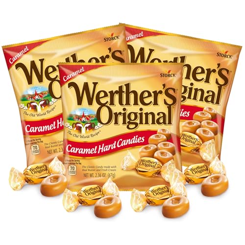 Atomic Fireballs Sweetzo - Werther's Original Caramel Hard Candy, Individually Wrapped Shareable Bite Sized Candies,...