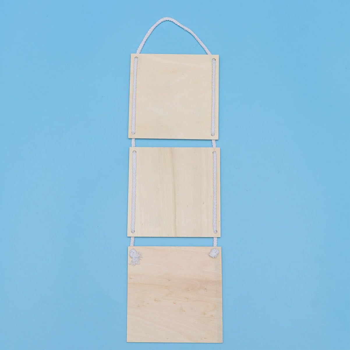 3 Pcs Blank Wood Hanging Board Wall Display Board for Xmas DIY