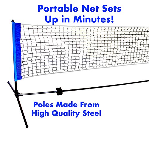 Driveway Games Portable Outdoor Pickleball Set. 2 Wood Racket Paddles, 2 Pickelballs, Bag And Net System Equipment (Pb-00157) #TOP2