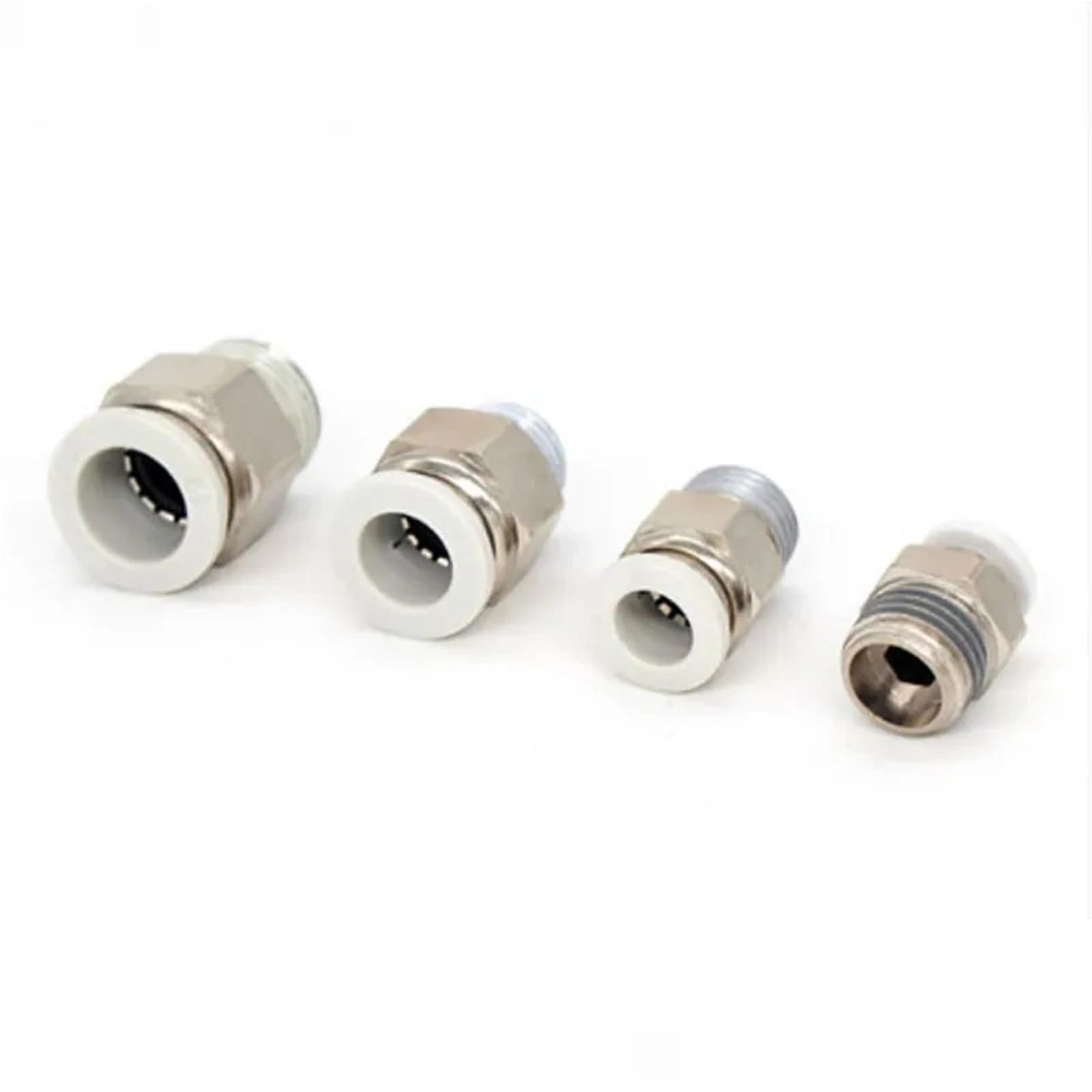 Conectores neumáticos de un toque PC6-04 racor recto macho para tubo de aire comprimido