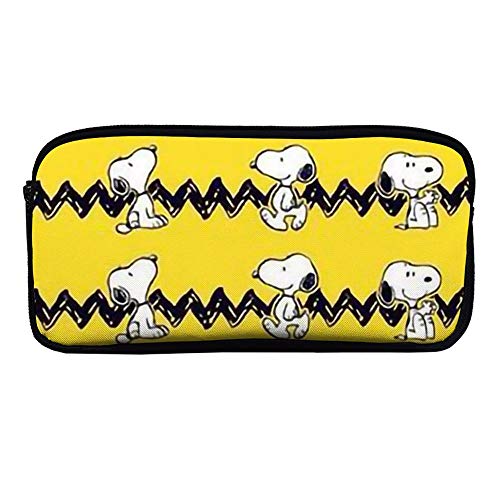 Preisvergleich Produktbild Federmäppchen, Snoopy-Muster, Reißverschluss, Stifthalter für Büro, Schule, Kosmetiktasche, tägliches Zubehör