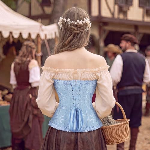 Image of frawirshau Women's Overbust Costume Corset Renaissance Victorian