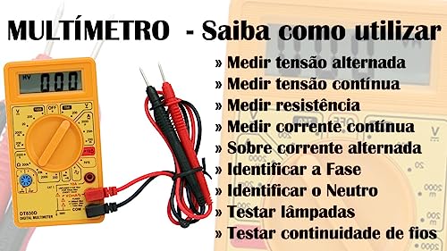 Multímetro Digital DT-830 9V: A ferramenta essencial para medições precisas e confiáveis em eletrôni
