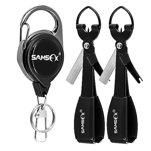 SAMSFX 4-in-1 Fly Fishing Knot Tying Tool & Line Clipper