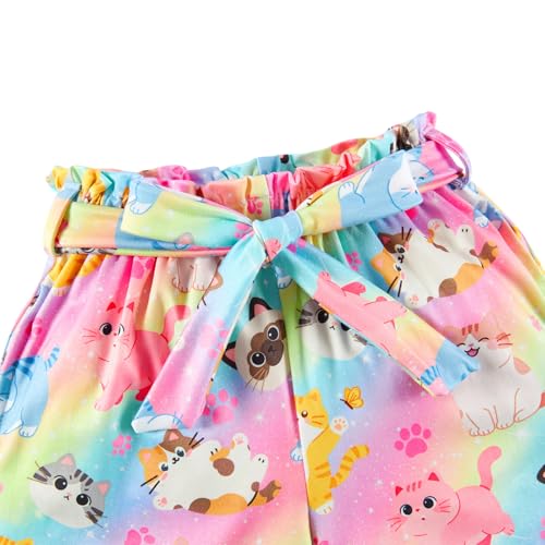 Vieille 2T Girl Clothes 3T Girls Summer Outfits Toddler Short Sets Cat Shirts Top Clothing Set — view 5