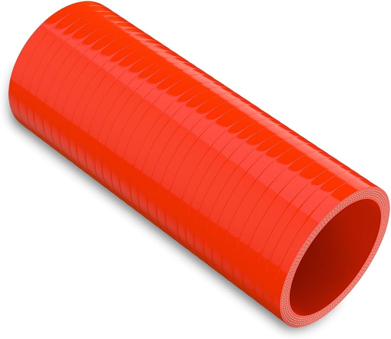Mangueira de silicone reta Endure 4 camadas, diâmetro interno de 51 mm, vermelha – 1 unidade